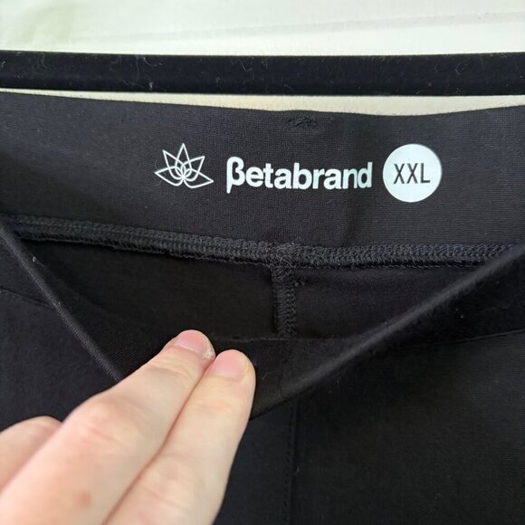 Betabrand Women's Black Pull on  Bootcut Stretchy Dress Pants Size XXL - Picture 2 of 10